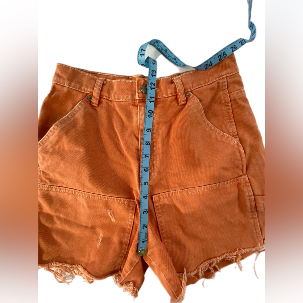 BDG Women's Vibrant Orange Jean Shorts size 29 - Picture 6 of 7